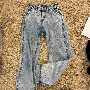 Acid Wash Mom Jeans